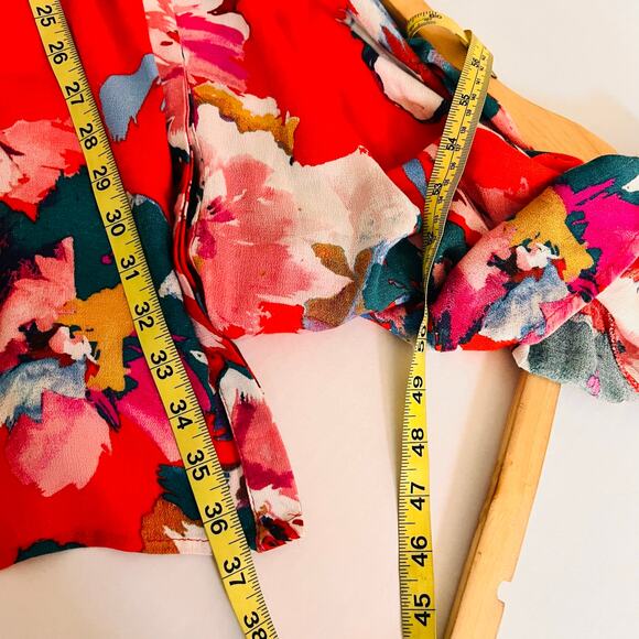 Cupio Floral Button Up Sleeveless Shirt Dress Size L Large NWT Multicolor - Picture 7 of 8